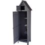 Voir la diapositive 3 : Habitat et Jardin Armoire de jardin  Cabanon  - 77 x 54.5 x 179 cm - Anthracite