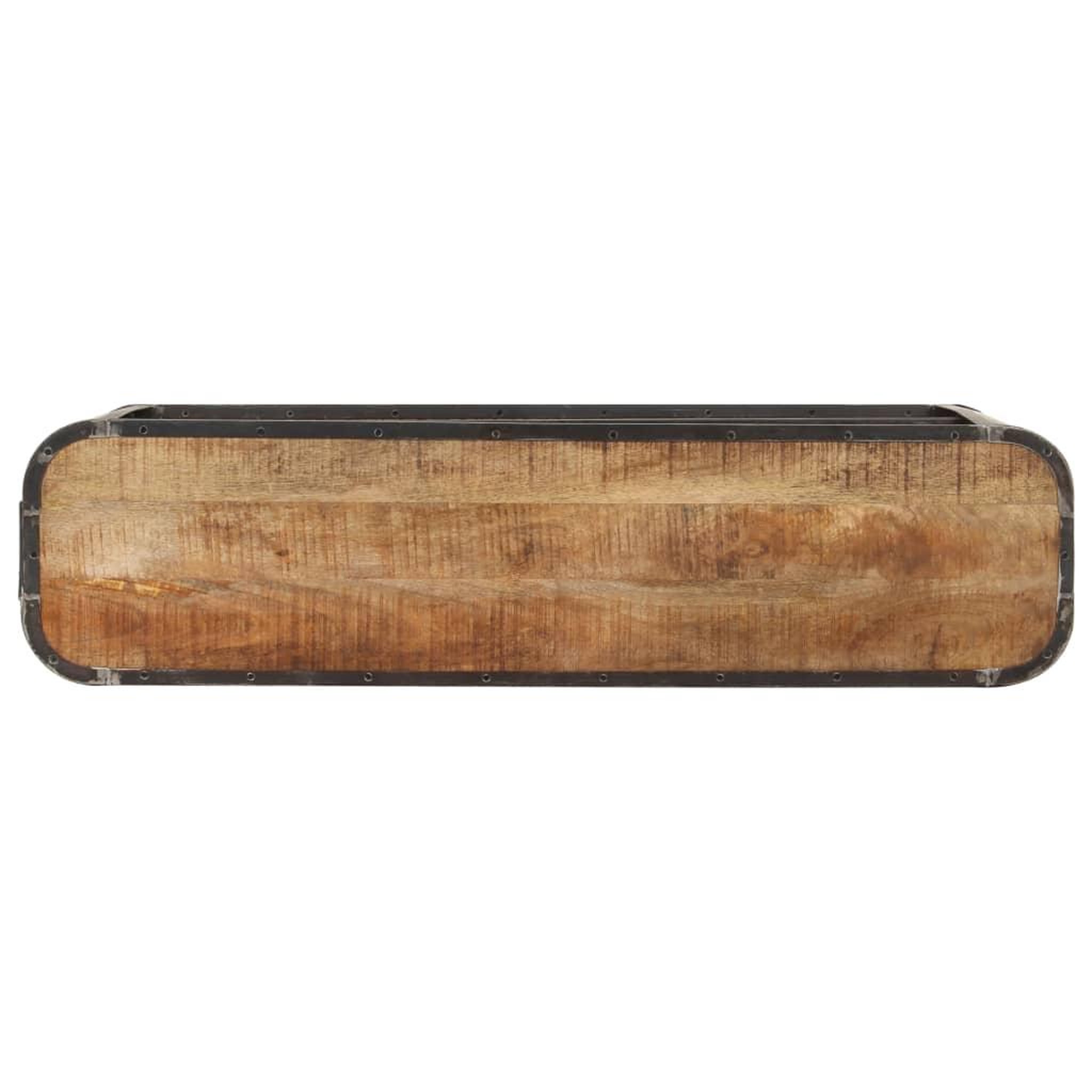 Voir la diapositive 4 : VIDAXL Buffet 120x30x73 cm Bois de manguier massif