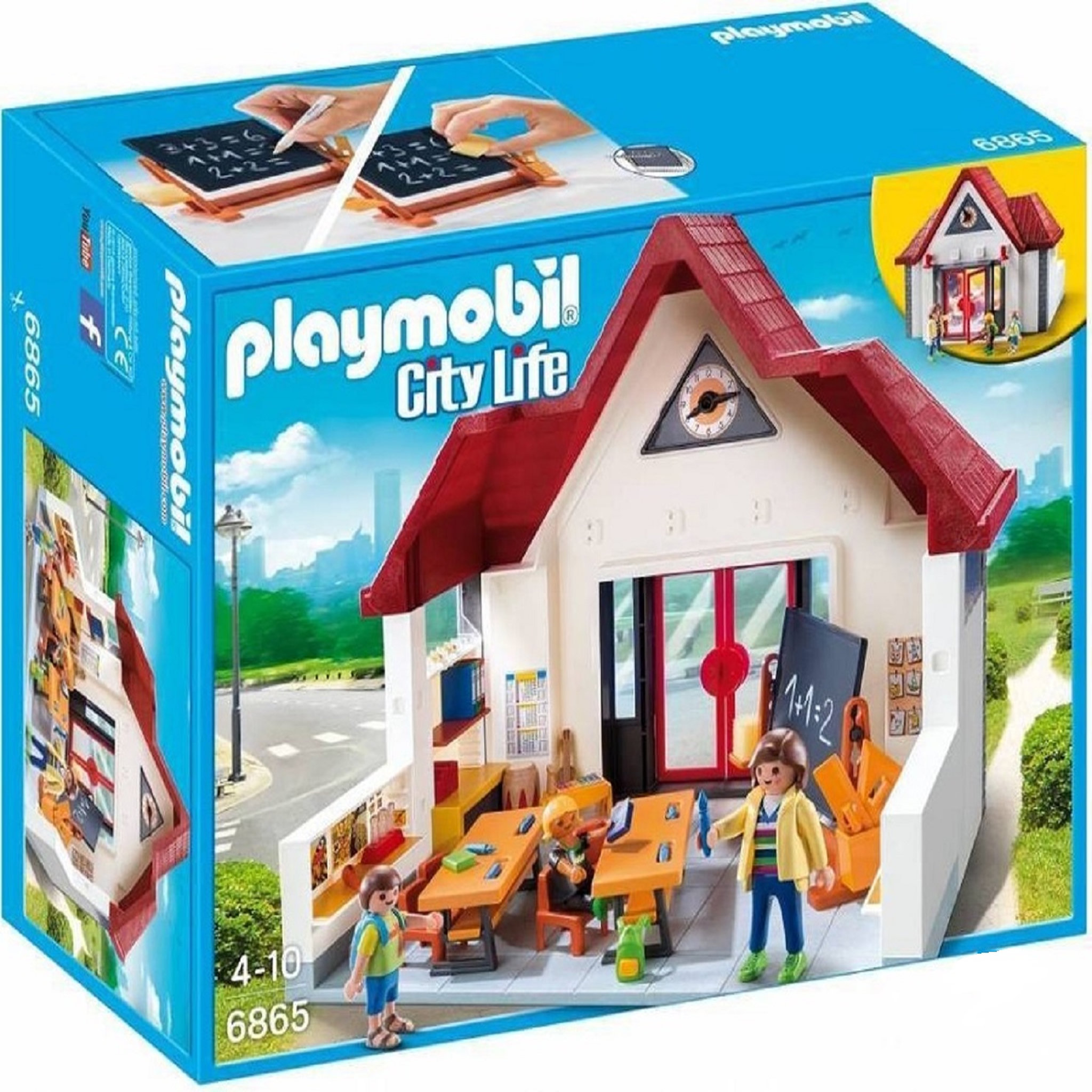 Voir la diapositive 1 : PLAYMOBIL 6865 - City Life - Ecole avec Salle de Classe