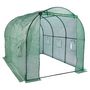 Voir la diapositive 2 : GARDENSTAR Serre tunnel 4 saisons - Vert - 6m²