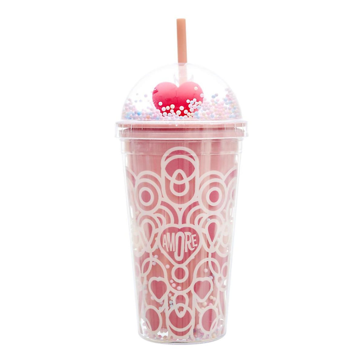 Paris Prix Gobelet de Transport  Cœur  45cl Rose