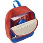 Voir la diapositive 5 : Sac maternelle 3D bleu et rouge SAM LE POMPIER ON DUTY