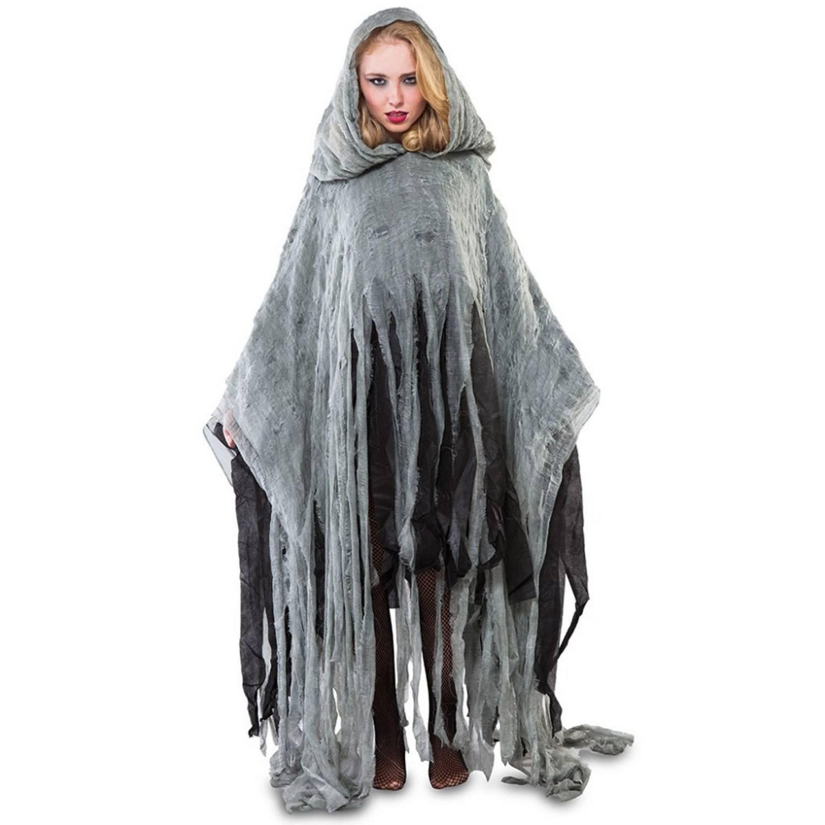 EURO CARNAVALES Déguisement Poncho Zombie - Adulte - L- 165cm /180 cm