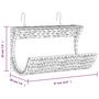 Voir la diapositive 6 : VIDAXL Lit pour chats avec coussin Jacinthe d'eau 37 x 20 x 20 cm