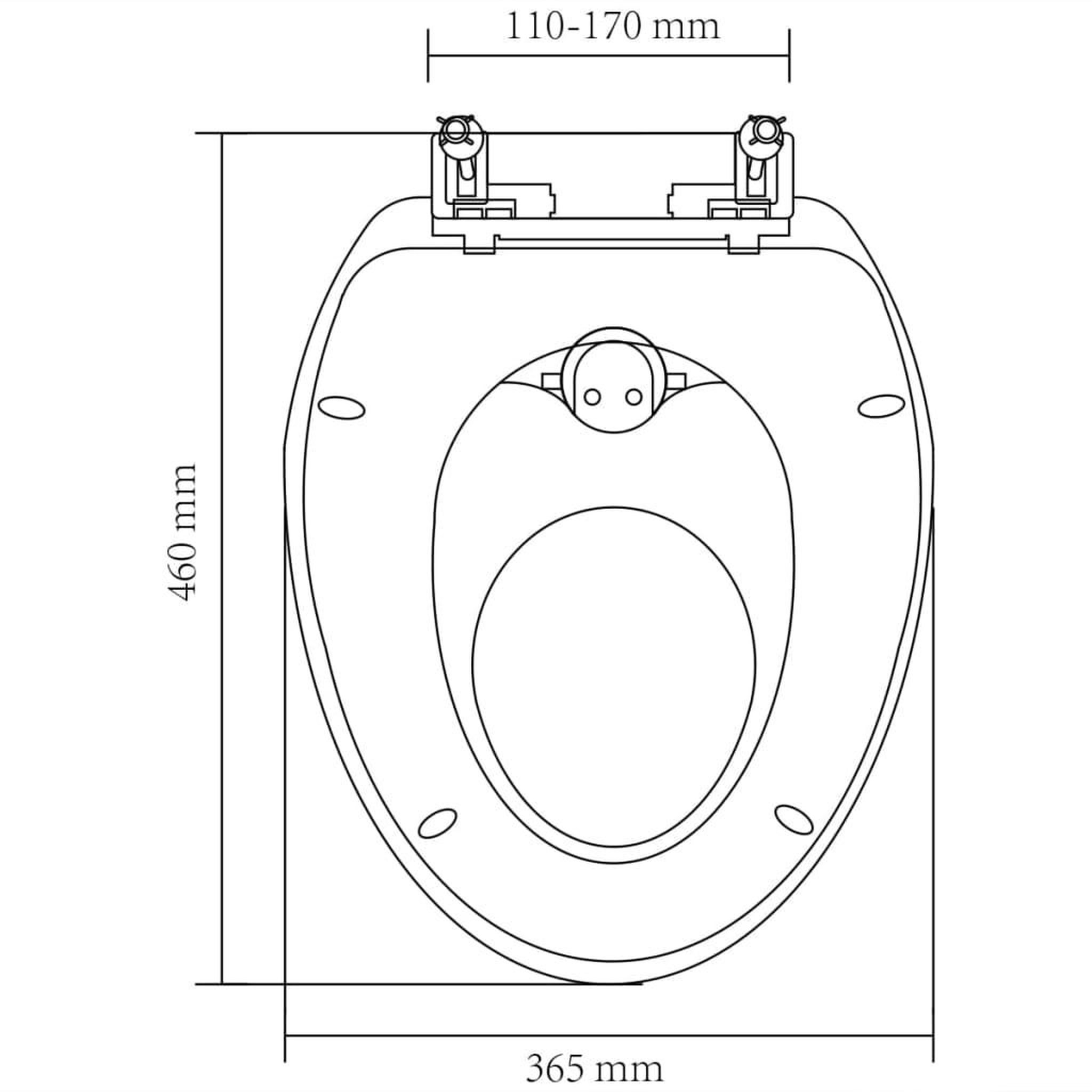 Voir la diapositive 6 : VIDAXL Sieges de toilette et couvercles 2 pcs plastique blanc et jaune