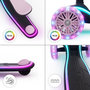Voir la diapositive 5 : KINDERKRAFT Trottinette Kinderkraft RAKET UP 2-en-1 avec siège réglable, roues RGB LED, plateau lumineux, pliable dès bébé, Rose