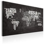 Voir la diapositive 1 : Paris Prix Tableau Imprimé  World Map : Spanish Geography ES