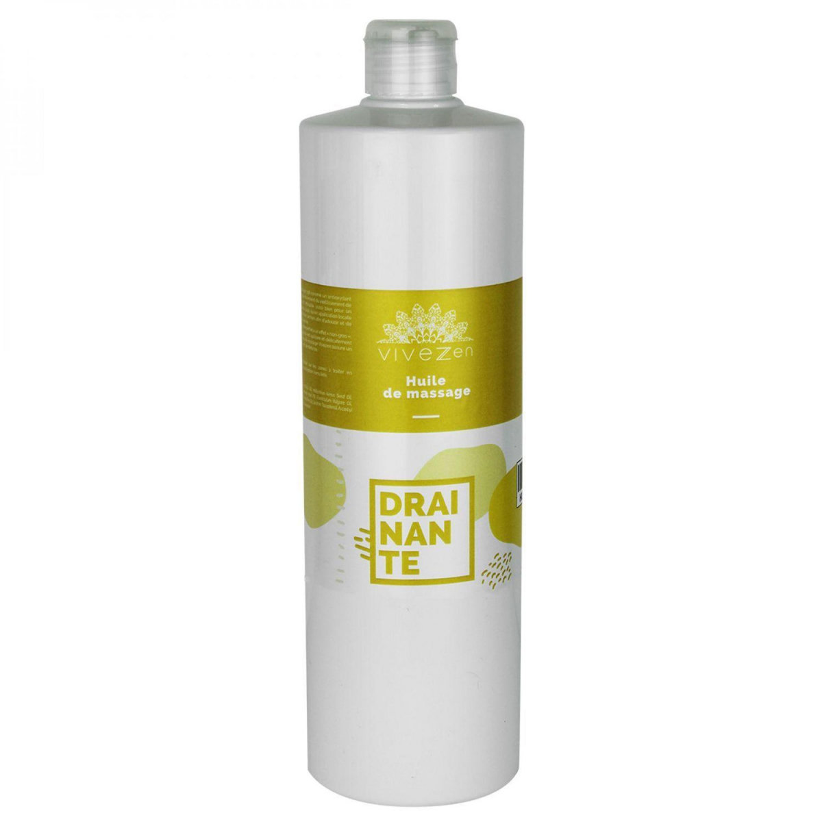 VIVEZEN Huile de massage, modelage, 1L - Drainante