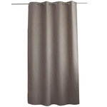 TOILINUX Rideau aspect chenillé - 140 x 240 cm - Taupe