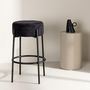 Voir la diapositive 5 : Paris Prix Tabouret de Bar Bouclette  Tucson  70cm Noir