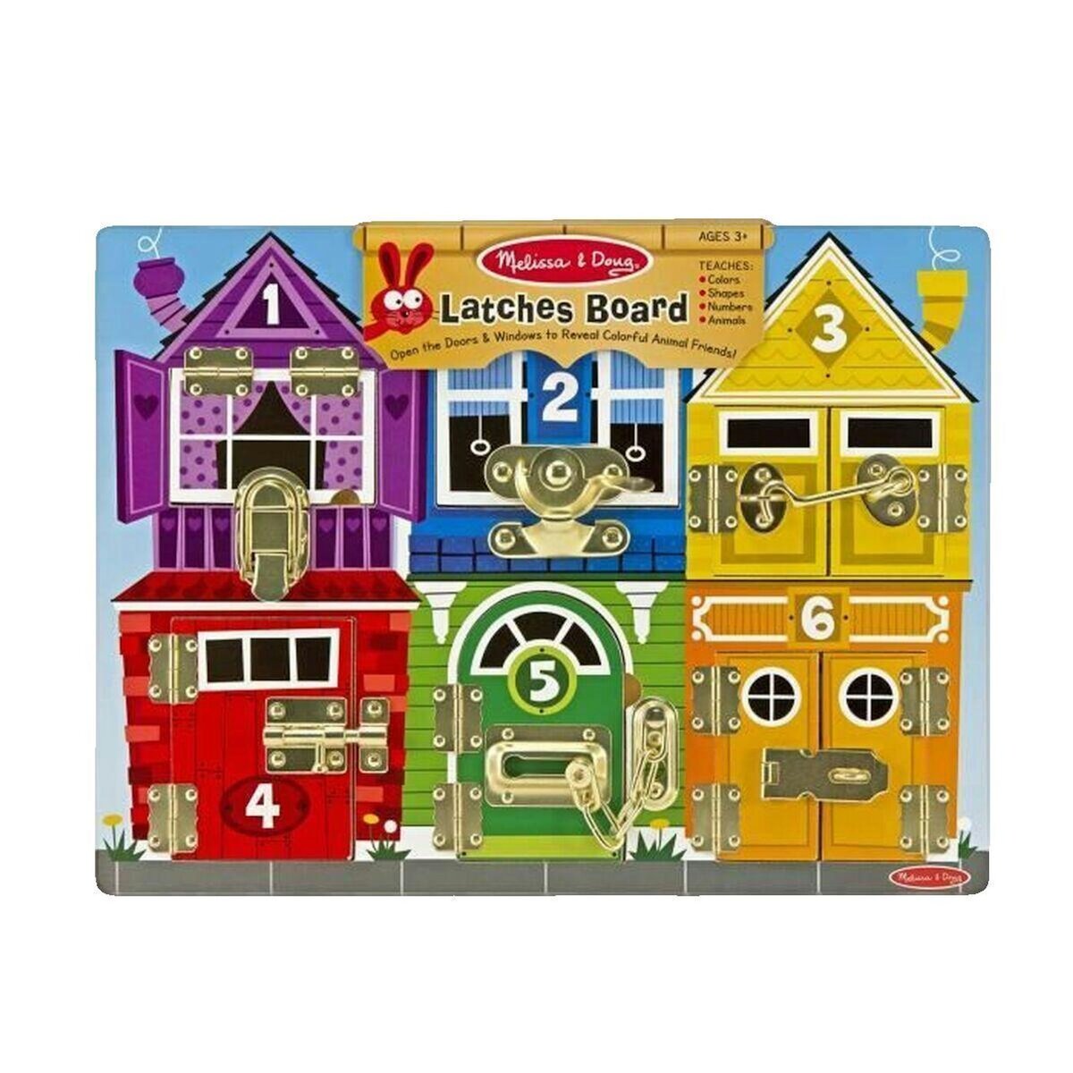 Melissa and Doug Jeu d'activités en bois Melissa coloré