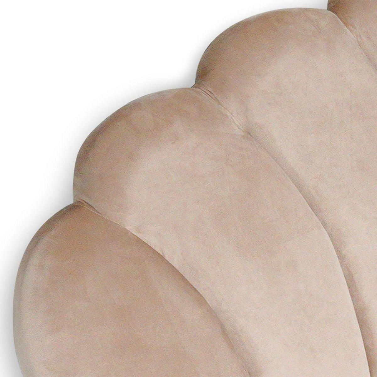 Paris Prix Tête de Lit en Velours  Shelly  180cm Taupe