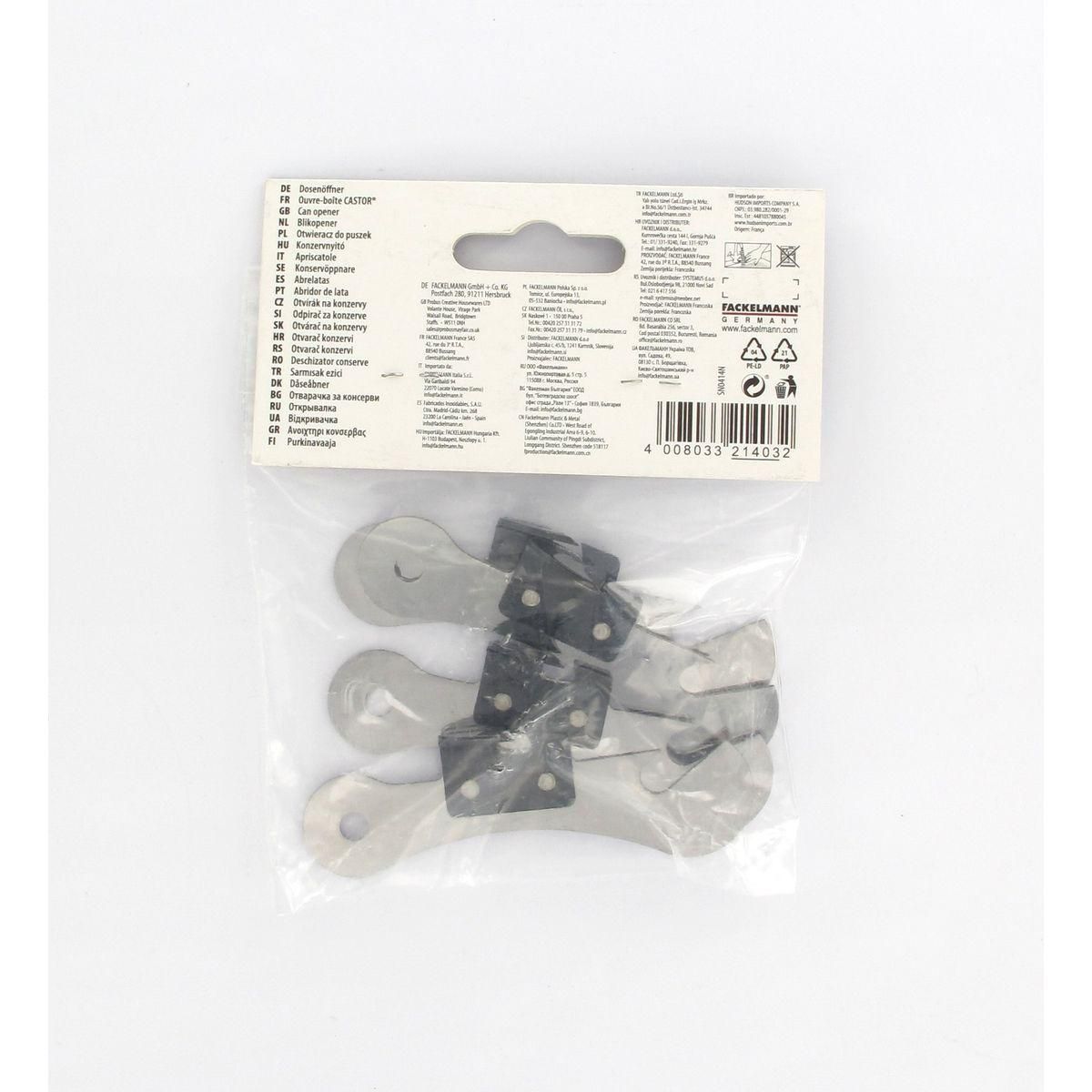 FM PROFESSIONAL Lot de 4 ouvre-boites FM Professional