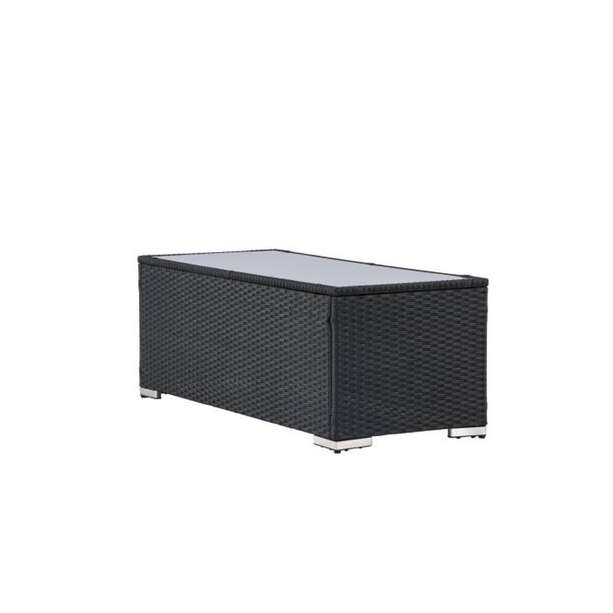 Voir la diapositive 6 : Paris Prix Table Basse de Jardin  London  120cm Noir