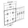 Voir la diapositive 3 : Erard Plaque adaptatrice jusqu'à vesa 200 - 002491
