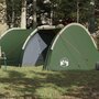 Voir la diapositive 1 : VIDAXL Tente de camping tunnel 4 personnes vert impermeable