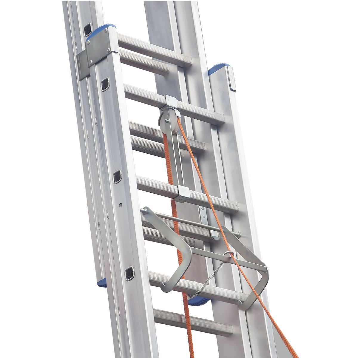 HAILO Echelle de toit coulissante à corde 11m en aluminium - TRIO 