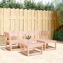 Voir la diapositive 1 : VIDAXL Salon de jardin 4 pcs bois massif douglas