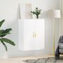 Voir la diapositive 3 : VIDAXL Armoire murale blanc 69,5x34x90 cm