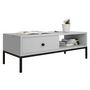 Voir la diapositive 2 : BEST MOBILIER Filipo - table basse - 90 cm