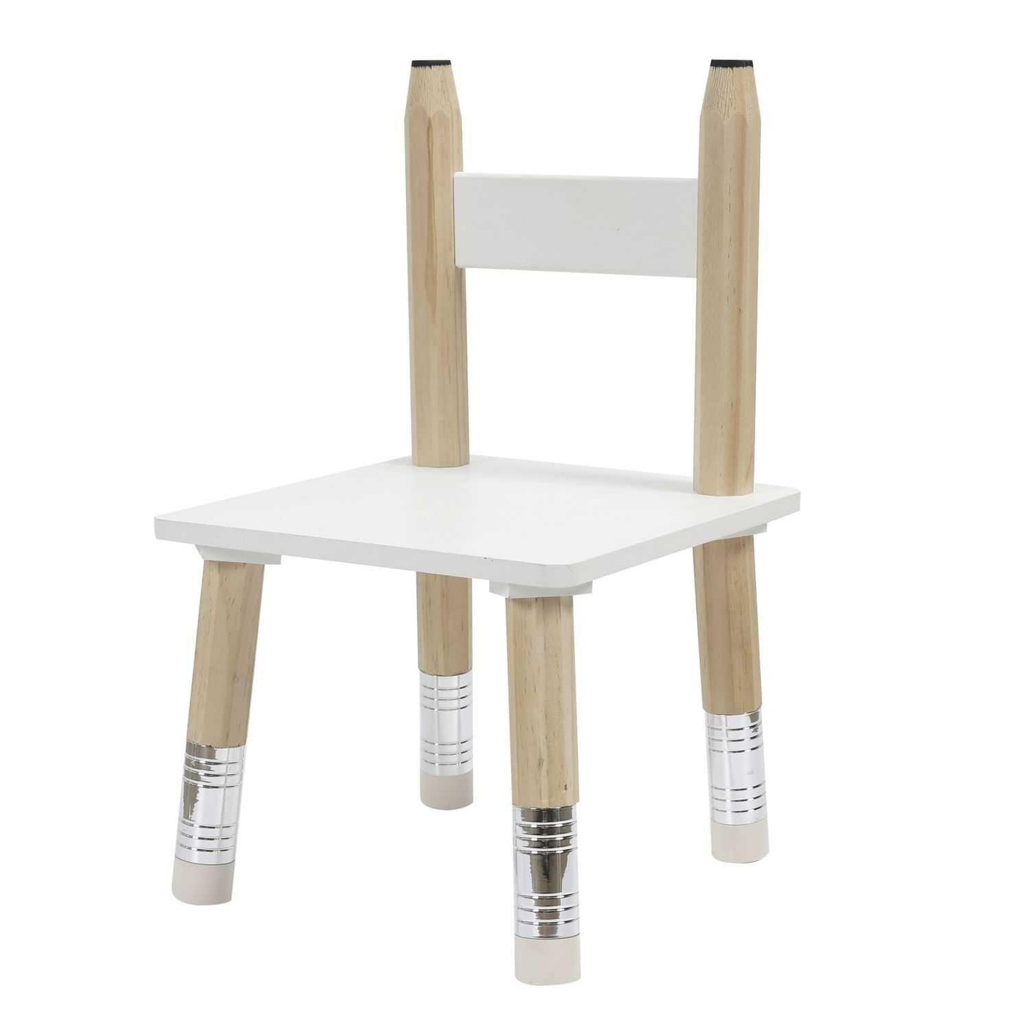 Voir la diapositive 4 : TOILINUX Table pour enfant avec 2 chaises crayons en mdf