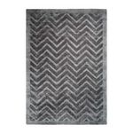 Paris Prix Tapis Rayures à Poils Courts  Luxury IV  Gris. Coloris disponibles : Gris