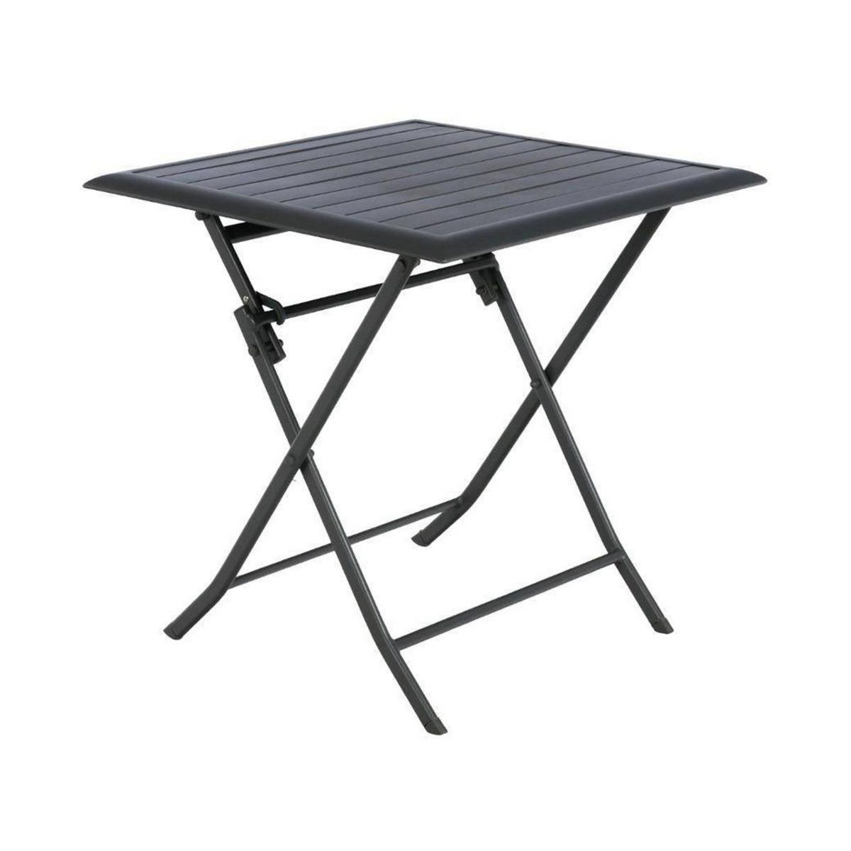 HESPERIDE Table de jardin carrée Azua 2 places Graphite - Hespéride