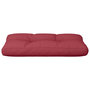 Voir la diapositive 5 : VIDAXL Coussin de palette rouge bordeaux 70x40x12 cm tissu