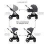 Voir la diapositive 5 : KINDERKRAFT Poussette combinée polyvalente 2 en 1 avec siège réversible à 27 kg