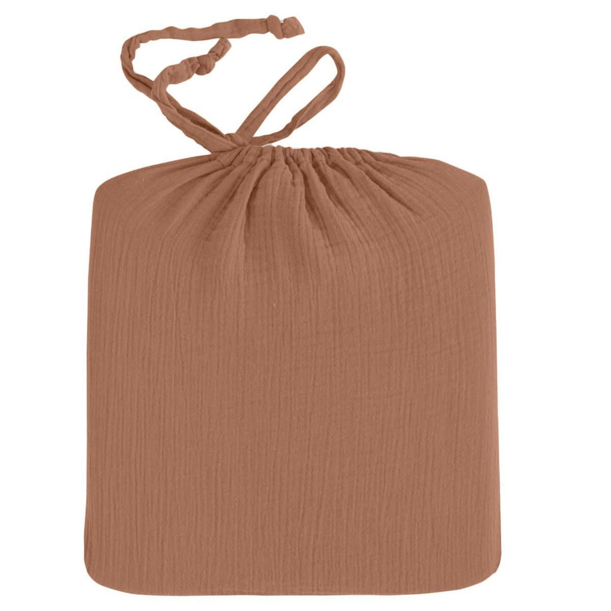Sensei Maison Drap housse en gaze de coton bonnet 30 cm LOFT