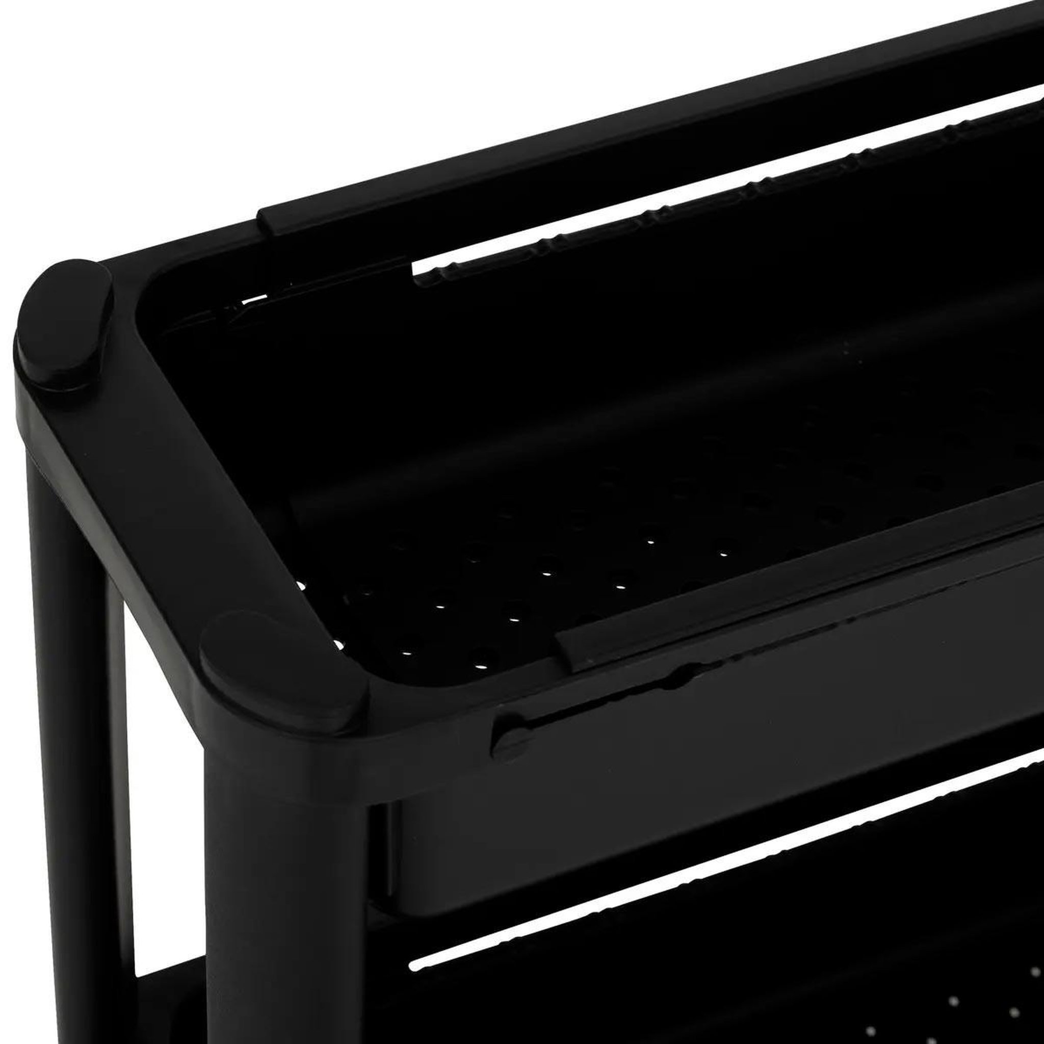 Voir la diapositive 2 : FIVE Desserte de cuisine extensible  resserre  78cm noir