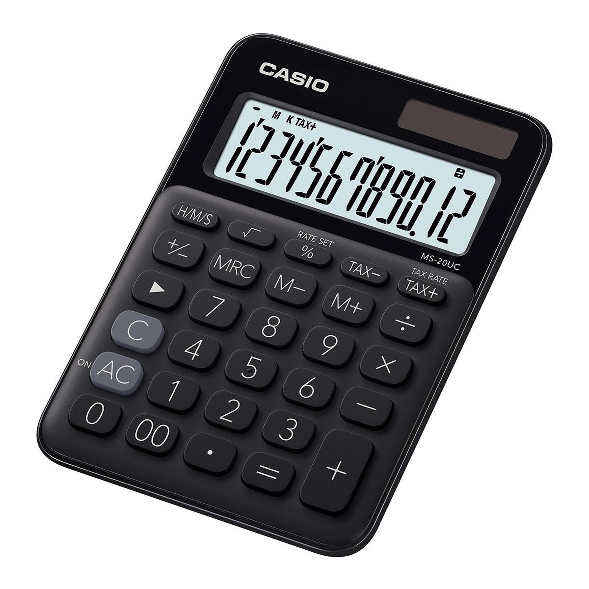 Voir la diapositive 2 : CASIO Calculatrice de bureau Casio MS 20 UC Noir