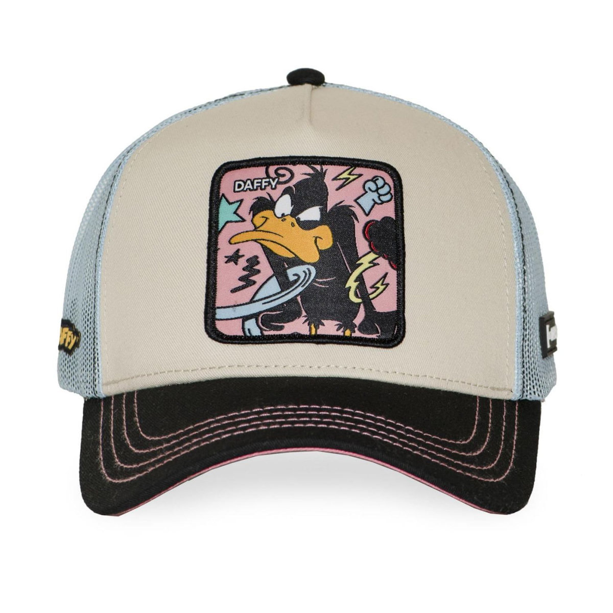 CAPSLAB Casquette trucker avec filet Looney Tunes Daffy