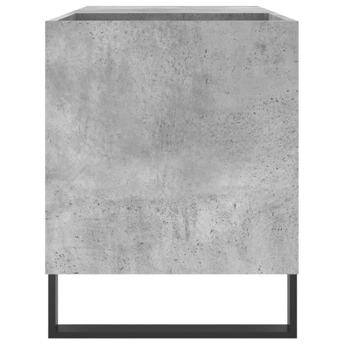 VIDAXL Armoire a disques gris beton 85x38x48 cm bois d'ingenierie