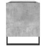 Voir la diapositive 5 : VIDAXL Armoire a disques gris beton 85x38x48 cm bois d'ingenierie