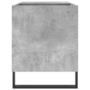 Voir la diapositive 5 : VIDAXL Armoire a disques gris beton 85x38x48 cm bois d'ingenierie