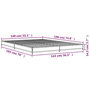 Voir la diapositive 6 : VIDAXL Cadre de lit sans matelas sonoma gris 140x190 cm