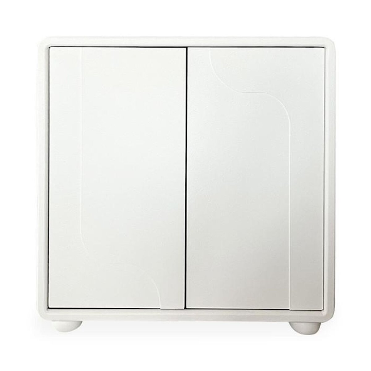 Paris Prix Buffet 2 Portes Design  Alphonse  85cm Blanc