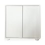 Voir la diapositive 2 : Paris Prix Buffet 2 Portes Design  Alphonse  85cm Blanc