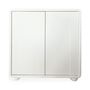 Voir la diapositive 2 : Paris Prix Buffet 2 Portes Design  Alphonse  85cm Blanc