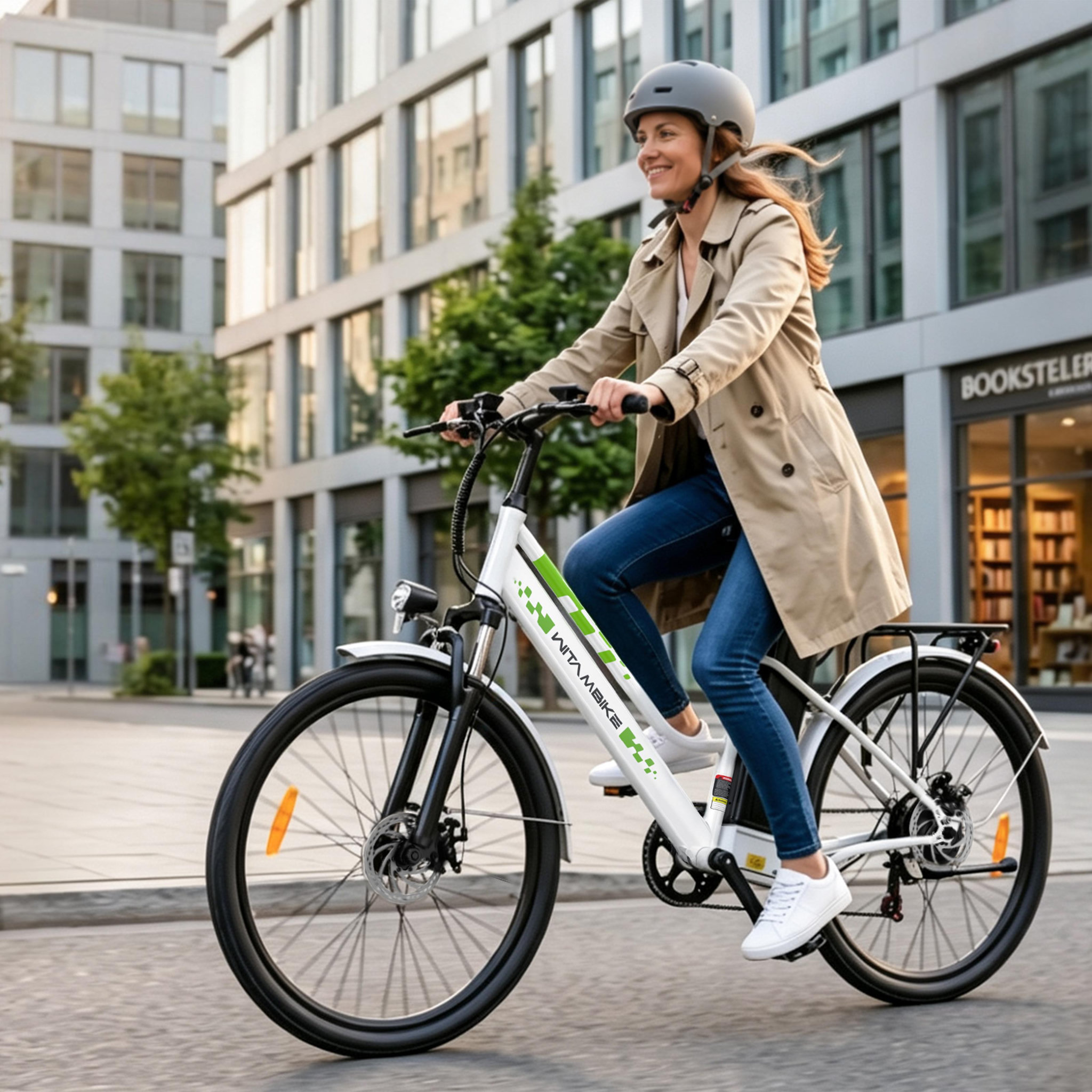 Voir la diapositive 6 : WITAMBIKE Vélo électrique urbain Witambike C26, 250 W