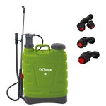 iTools Pulvérisateur manuel 16 Litres Pompe manuelle haute pression 5.5 bar Jardin, toiture, potager 3 Buses réglables ITOOLS