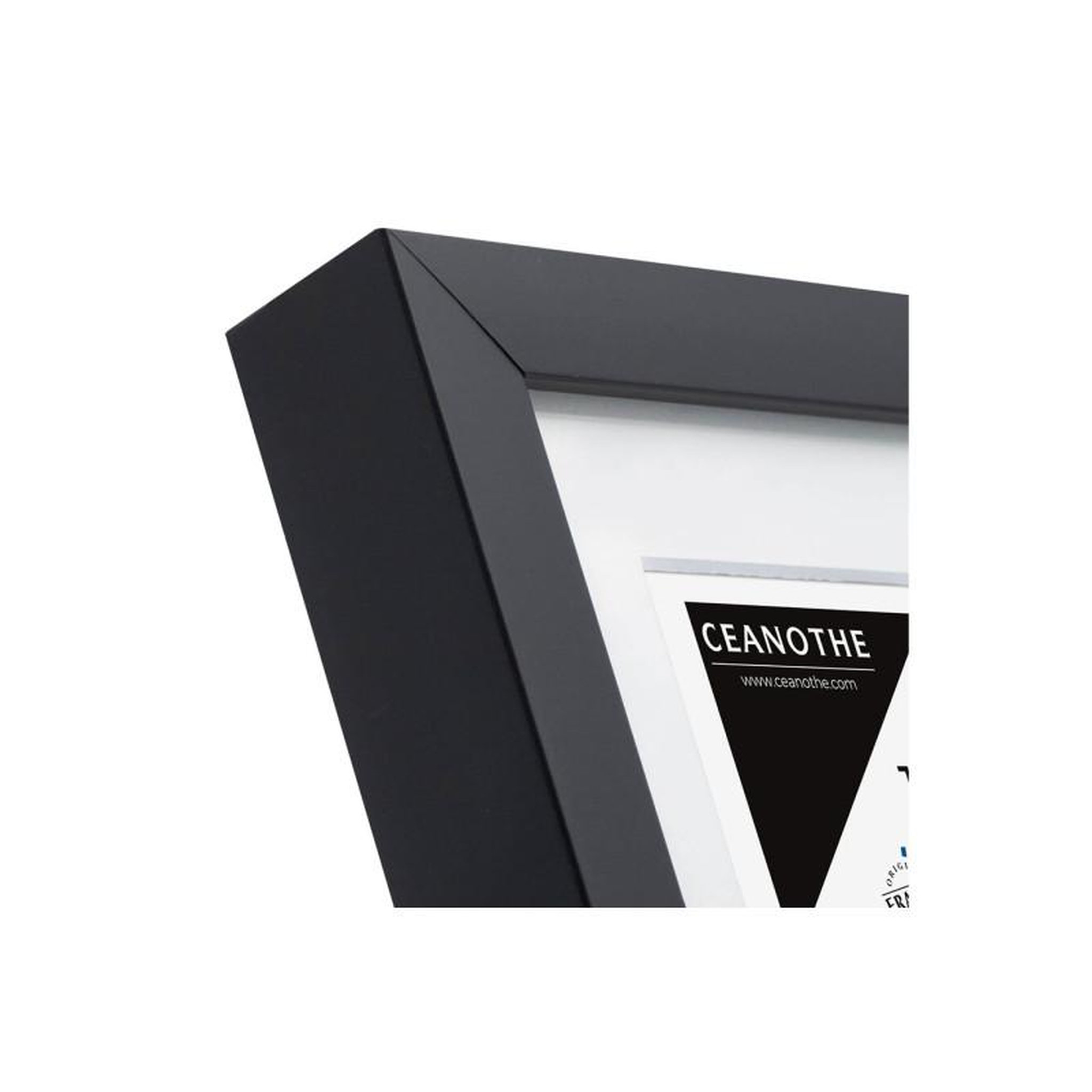 Voir la diapositive 4 : CEANOTHE Cadre Ceanothe CADRE 13X18 OUV 10X15 MILAN NOIR