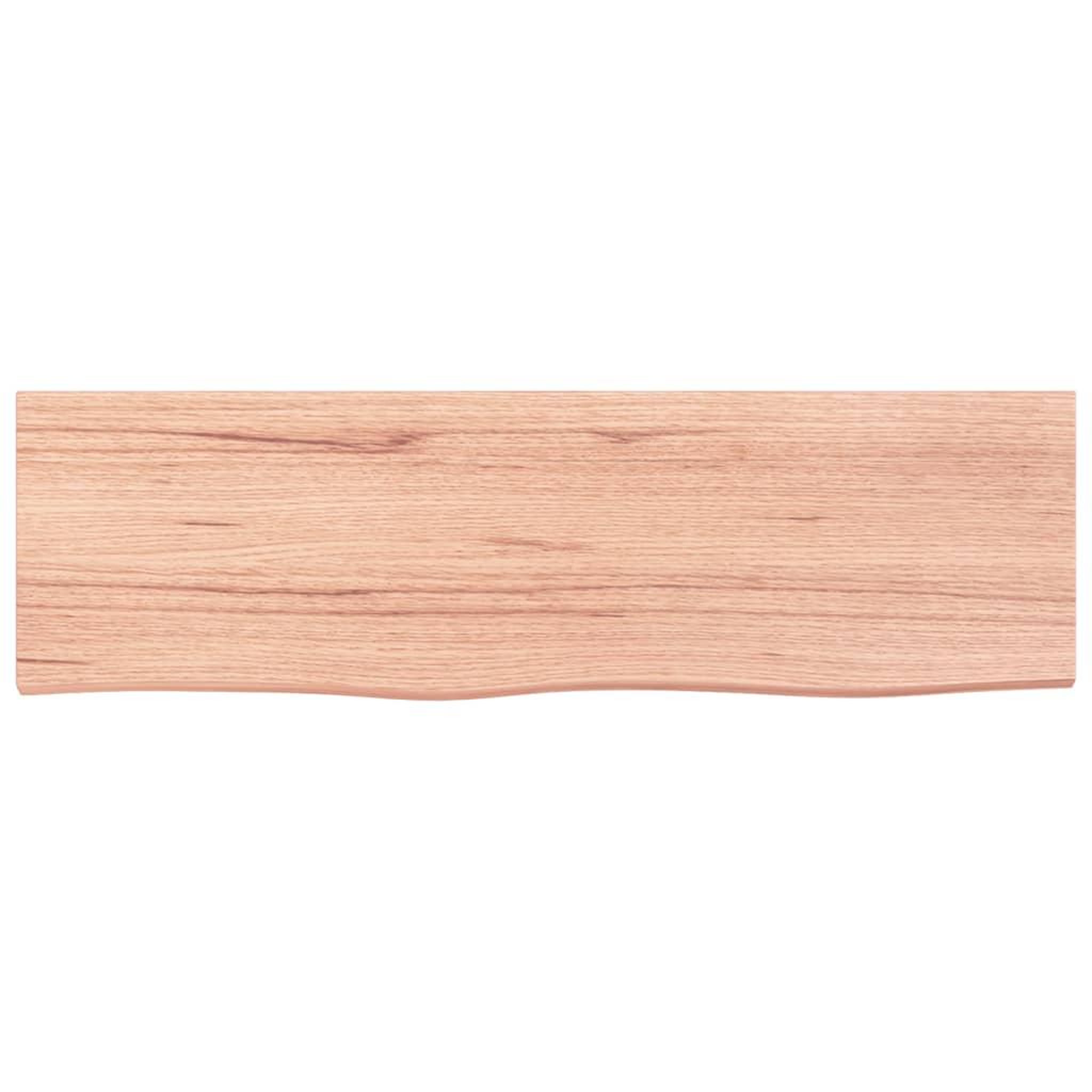 Voir la diapositive 4 : VIDAXL Etagere murale marron clair bois chene massif traite