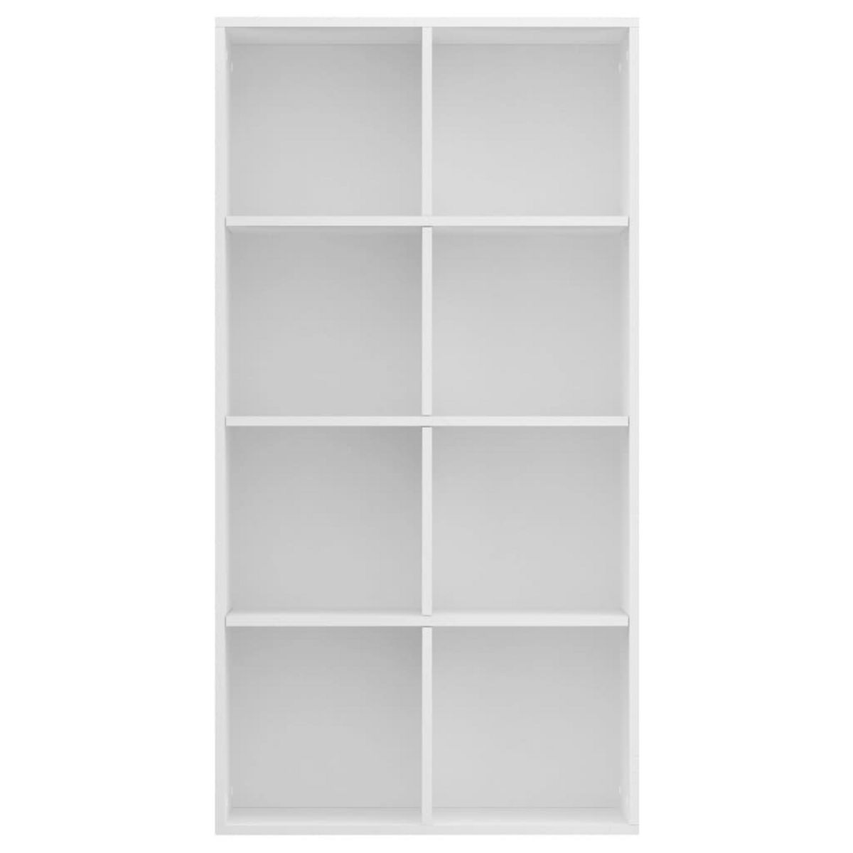 VIDAXL Bibliotheque/Buffet Blanc 66x30x130 cm Bois d'ingenierie