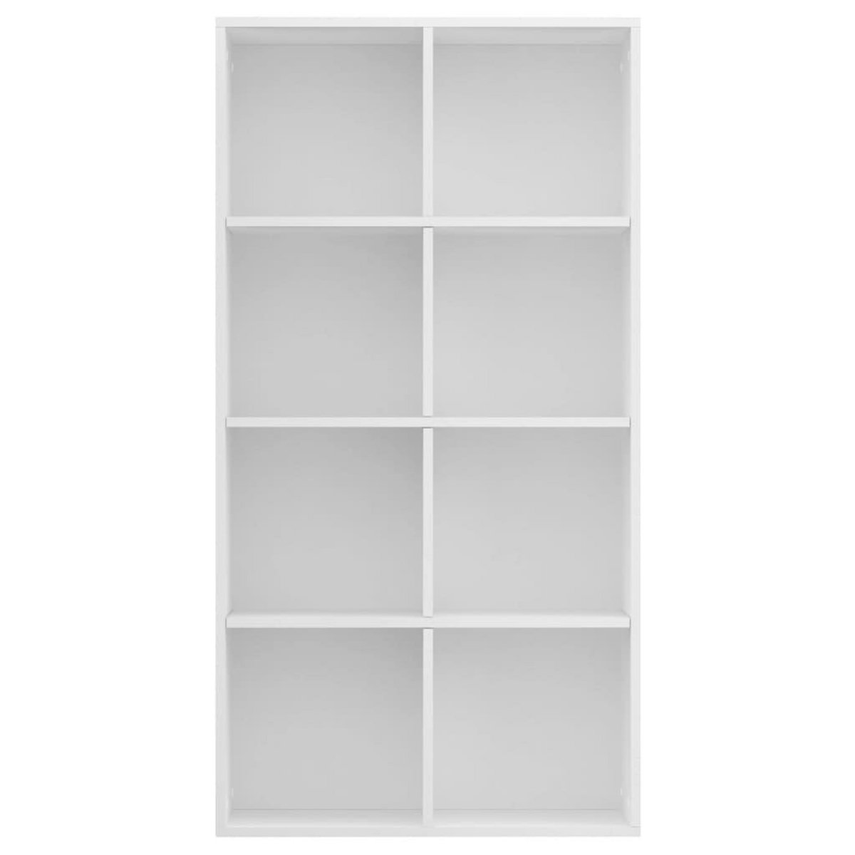 VIDAXL Bibliotheque/Buffet Blanc 66x30x130 cm Bois d'ingenierie