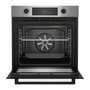 Voir la diapositive 2 : Beko Four encastrable Pyrolyse Chaleur pulsée BEKO BBIM11300XMP Inox - Porte froide - 72L - 59,4 cm