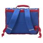Voir la diapositive 2 : AUCHAN Cartable 36 cm polyester bleu AVIONS