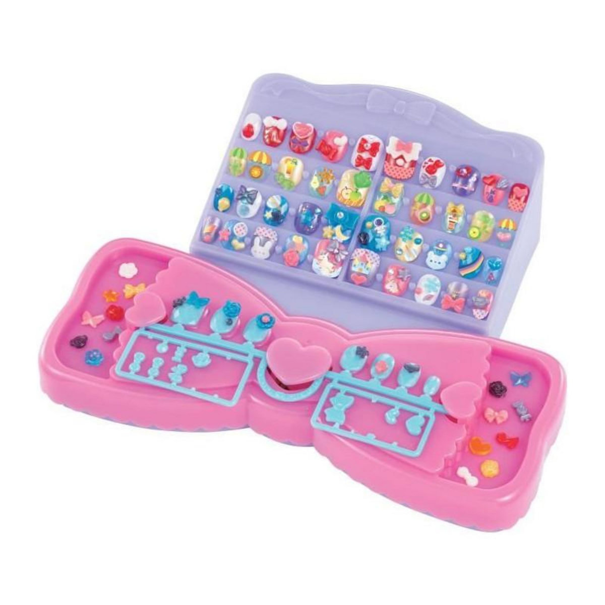 Aquabeads Jeu de Manucure - AQUABEADS - Mon Studio d'Ongles a Décorer - Sécurité et Autonomie, Poudre Magique