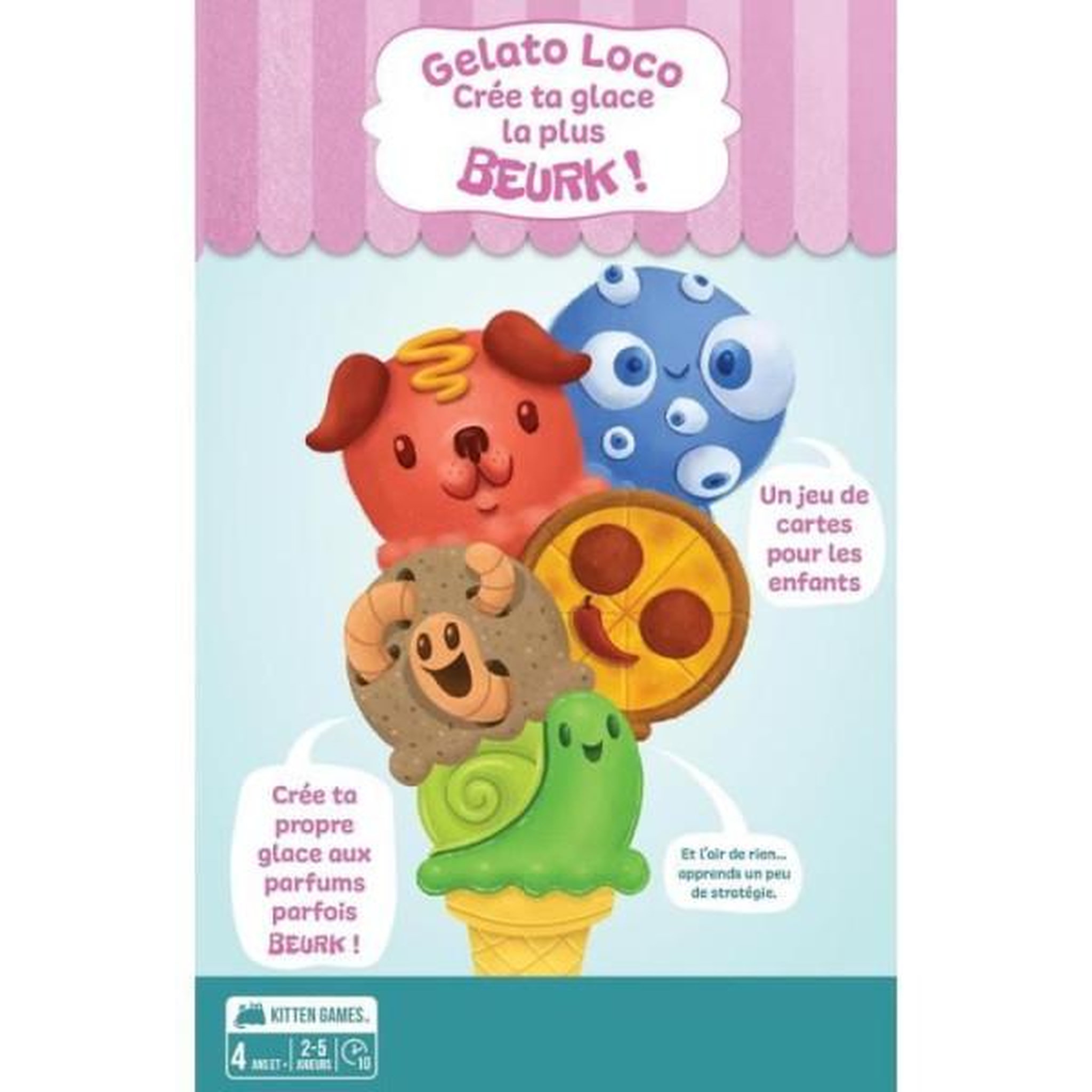 Voir la diapositive 2 : Asmodee Jeu d'ambiance Asmodee Gelato Loco